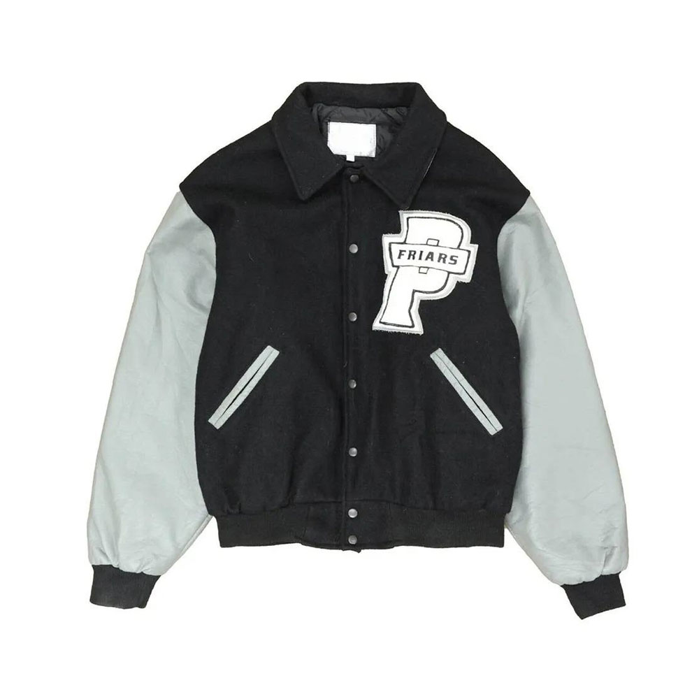 Providence College Friars Varsity Wool with Leather Sleeves Jacket