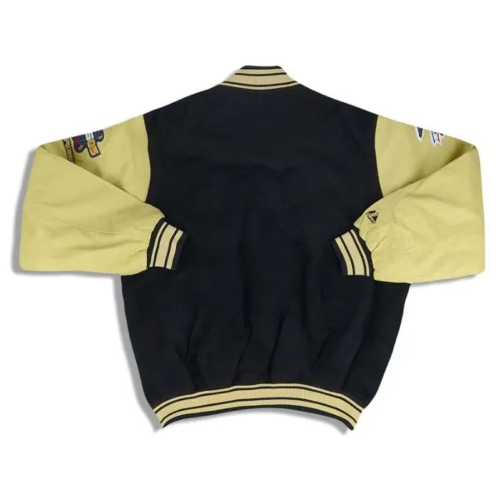 2005 Chicago White Sox World Series Champions Black Bomber Wool/Leather Jacket