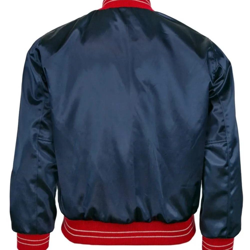 Philadelphia Phillies 1937 Blue Satin Vintage Bomber Varsity Jacket