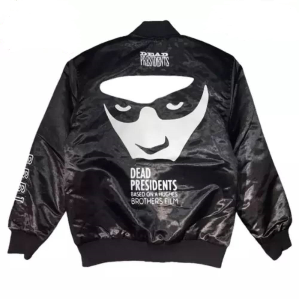 Headgear Classics Dead President Bomber Black Satin Jacket