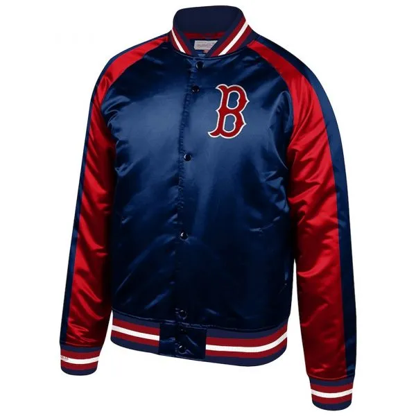 Blue/Red Boston Red Sox Satin Jacket