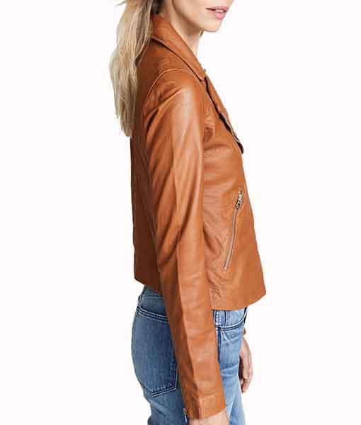 Women’s Brown Leather Jacket