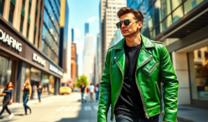 Read more about the article Green Leather Jackets Are the Bold Trend of 2025. Here’s How to Wear Them