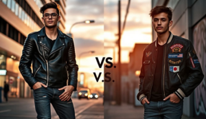Read more about the article Motorcycle Jackets vs. Bomber Jackets: Which One Fits Your Vibe?
